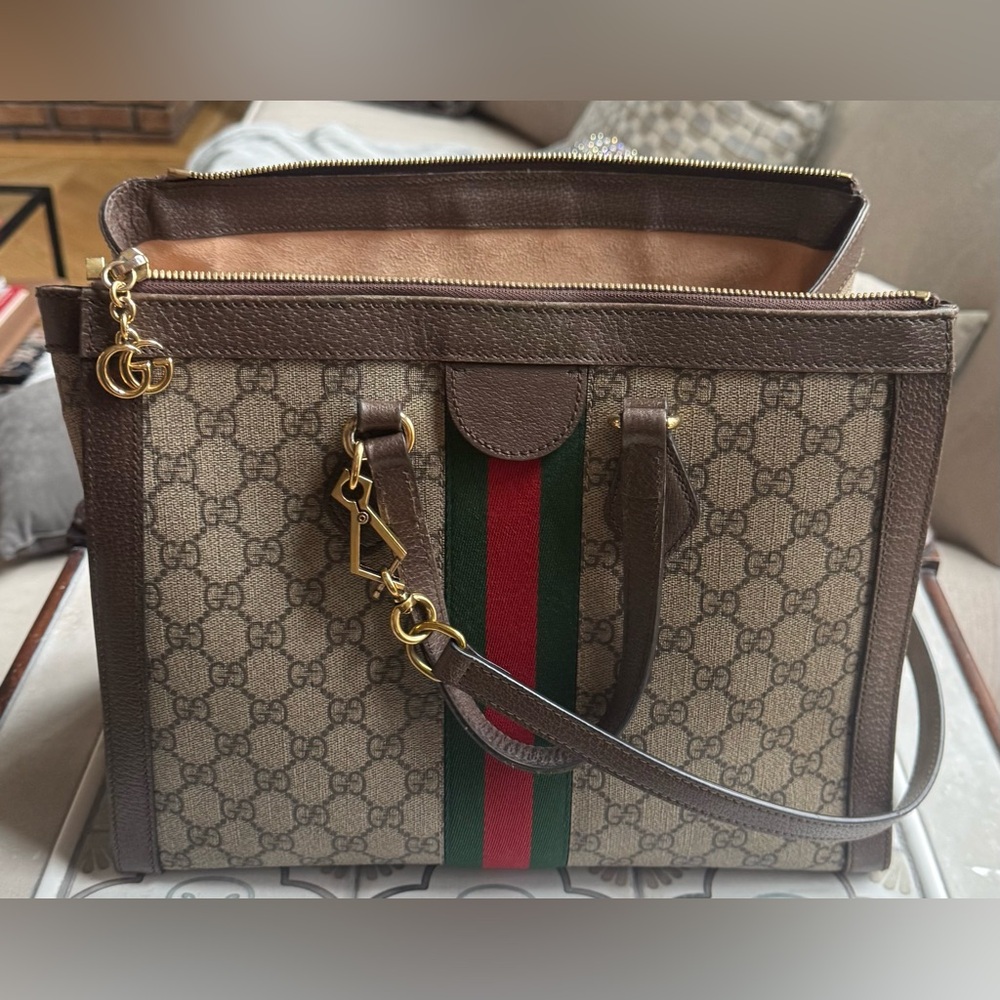 Gucci Ophidia Medium Top Handle Bag - Picture 2 of 16